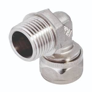 Codo Gas 90° Rosca Interior 1/2" X 1/2" Iusa