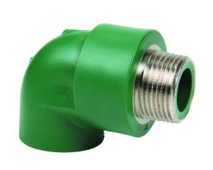 Codo ppr 90 rosca exterior 020mm 1/2" Tuboplus