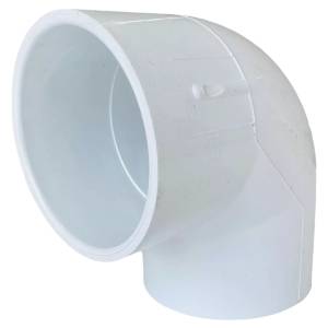 Codo PVC hidraulico c40 90 075mm 3" g