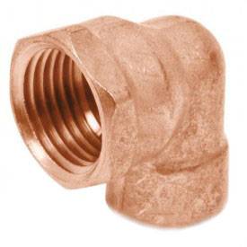 Codo Rosca Interior 90° Cobre 013Mm 1/2"