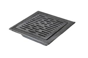 [02-058] Coladera 12" X 12" Fierro Vaciado 0205" Excelsior