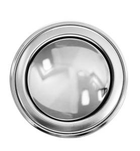 [2249] Coladera universal PVC con rejilla push crom 2249 Fleximatic