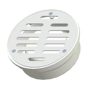 [197821ZN] Coladera universal PVC rejilla de acero inoxidable pc102 Coflex