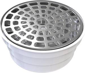 [228868ZN] Coladera universal PVC rejilla plastica con valvula antiolores 2550 Flexi