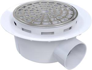 [239022ZN] Coladera universal tipo plato cubierta de acero inoxidable 2626 Fleximatic
