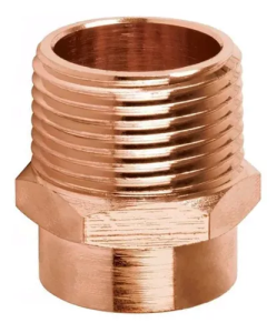Conector cobre rosca exterior 032mm 1-1/4" standard