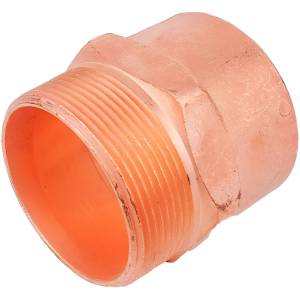 Conector cobre rosca exterior 038mm 1-1/2"