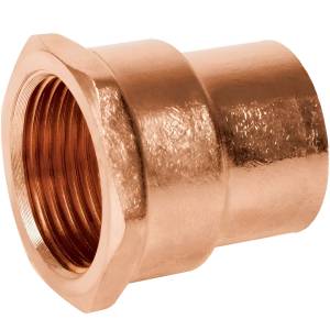 Conector cobre rosca interior 025mm 1"