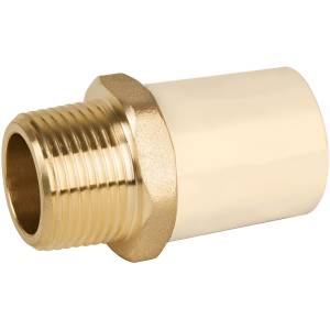 [281664ZN] Conector Cpvc Rosca Exterior Con Inserto 025Mm 1"
