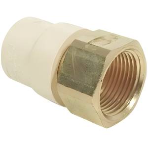 [281665 / 45109] Conector CPVC rosca interior con inserto 025mm 1"
