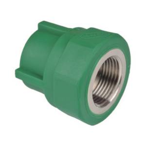 [616374 / 42223 / 49887] Conector PPR rosca interior 1" x 1" Iusaplus/Aquaplas