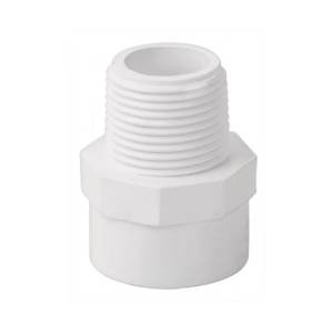 Conector PVC hidraulico rosca exterior c40 032mm 1-1/4" g