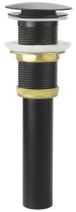 [CLAV114NM] Contra para lavabo sistema push negra Vianti