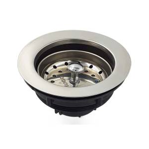 Contracanasta Para Fregadero De Acero Inoxidable Sin Tubo 13I Rugo