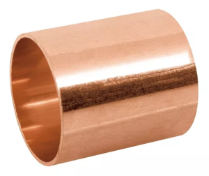 Cople cobre sin tope 038mm 1-1/2" standard