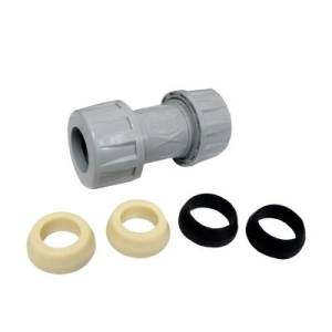 [213131ZN] Cople de reparacion 013mm 1/2" plastico con 4 empaques 4441 Fleximatic