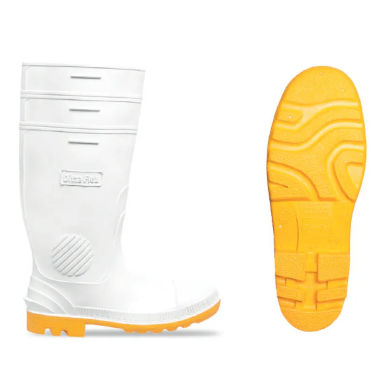 [BS-B] Bota Sanitaria Blanca con Suela Amarilla