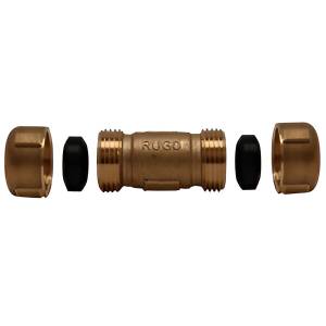[81-UL] Cople union laton para tubo cobre 013mm 1/2" 81UL Rugo