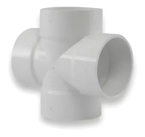 Cruz PVC cementar 110 x 110 x 110mm 4 x 4 cresco/amanco