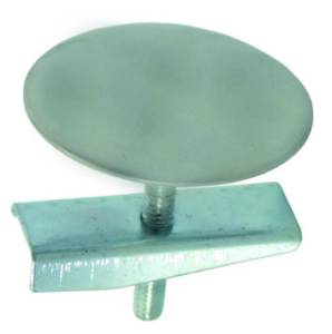 Cubretaladro redondo liso de acero inoxidable cromada PLA100 Coflex