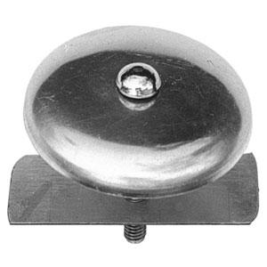 Cubretaladro redondo liso de aluminio pulido 26T Rugo