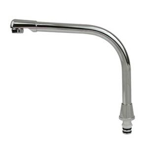 [5729ZN] Cuello De Repuesto Mezcladora Para Fregadero Cobra Cromada 8R12 Rugo