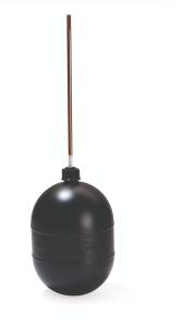 [509ZN] Flotador Plastico 5" Para Tinaco Con Varilla 1/4" Rotoplas