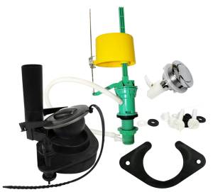Juego de herrajes para sanitario plasticos de 3" One piece Sienna actuador Cato