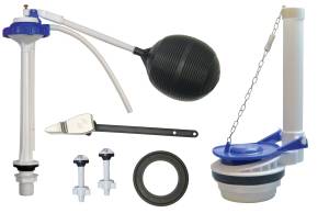 [PS-A006] Juego de herrajes para sanitario plasticos de 3" PSA006 Coflex
