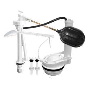 [2706 / 2717_1] Juego de herrajes para sanitario plasticos de 3" Zerofugas 2706 Fleximatic