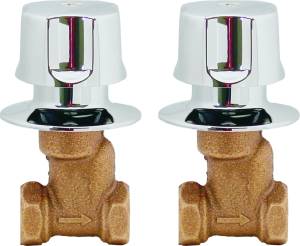 Juego llaves empotrar roscables bronce tauro 30001 Fontanery