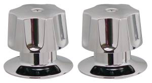 Juego manerales grandes metalico acuario cromado CHMC Rugo