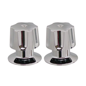 [CHM-E / 49241] Juego manerales grandes metalico acuario cromado CHME Rugo