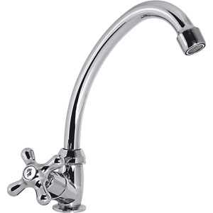 Llave Individual Fregadero Abs Cromado 10000 Fontanery