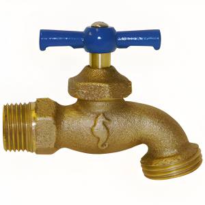 [201267ZN] Llave Manguera 013Mm 1/2" De Bronce 2R Rugo