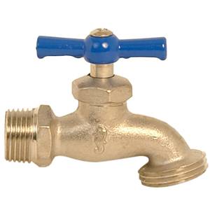 [2-AS] Llave Manguera 013Mm 1/2" De Bronce Niquel 2As Rugo