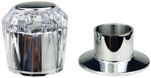 Maneral para regadera con chapeton standard acrilico con 2pz Vianti