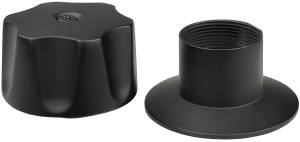 [JMVZ-004] Maneral para regadera con chapeton standard negro con 2pz Vianti
