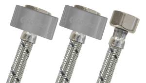 [AL-T55] Manguera para lavabo y fregadero "T" acero inoxidable 1/2" x 1/2" x 1/2" 055cm ALT55 Coflex