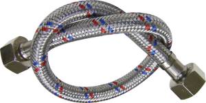 [25ME 13X13X40 / 49120] Manguera para lavabo y fregadero de aluminio 1/2" x 1/2" 040cm 25ME Rugo