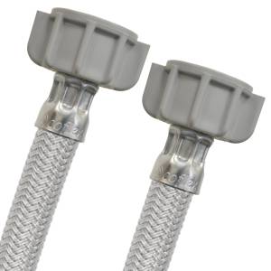 [205115ZN] Manguera para lavabo y fregadero vinil gris 013 1/2" x 1/2" 100cm VLK100 Coflex