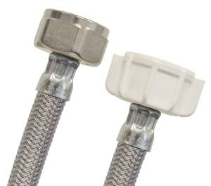 [VS-M35] Manguera para sanitario de vinil gris 1/2" x 7/8" 035cm VSM35 Coflex