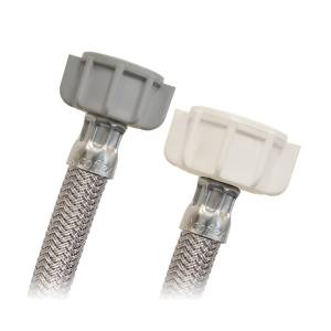 Manguera para sanitario de vinil gris 1/2" x 7/8" 050cm VSM50 Coflex