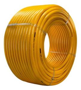 [PFTE.3/8.100] Manguera para uso general PVC amarillo 3/8" x 3/8" 100mt Boro