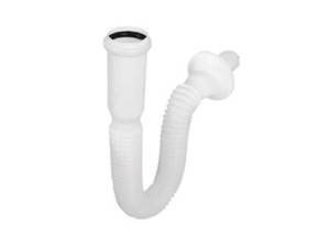[9774 / 2940_1] Media Trampa Para Lavabo Flexible Pvc 9774 Fama
