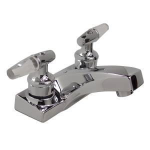 Mezcl lavabo acero inoxidable tipo standard maneral palanca 1/4 de vuelta cromada 20P Rugo