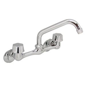 Mezcladora de pared para fregadero bronce tipo standard maneral standard 1/4 de vuelta cromado 9I Rugo