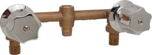 [36-I / 49445] Mezcladora empotrar regadera bronce acuario cromado 36I Rugo