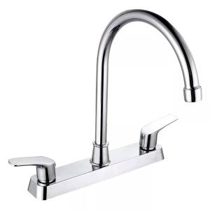 Mezcladora Fregadero De Acero Inoxidable Tipo Standard Maneral Standard Cromada 8Pr Rugo