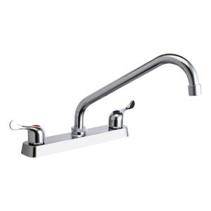 Mezcladora Fregadero Zinc Tipo Standard Maneral Palanca 1/4 De Vuelta Cromada Mfvz011 Vianti